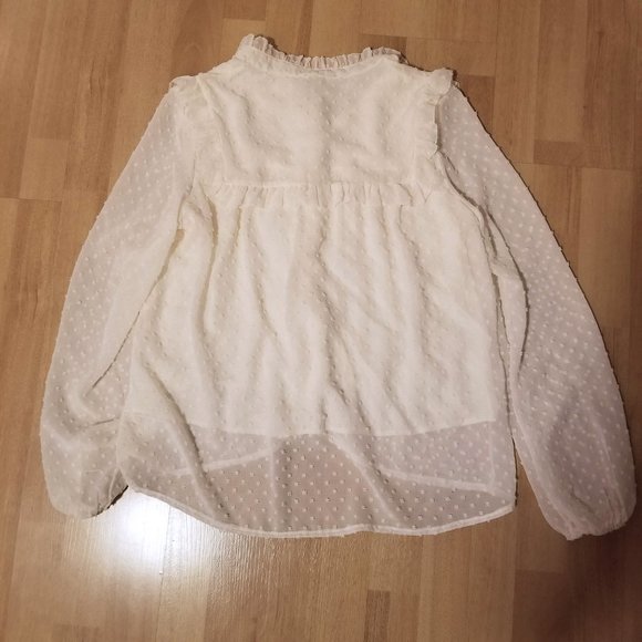 Tea N Rose Long Sleeve Blouse - Picture 2 of 4